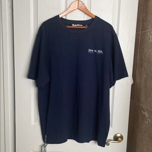 NWT -  Baindemer - St Tropez - Embroidered Navy Blue Tee Shirt